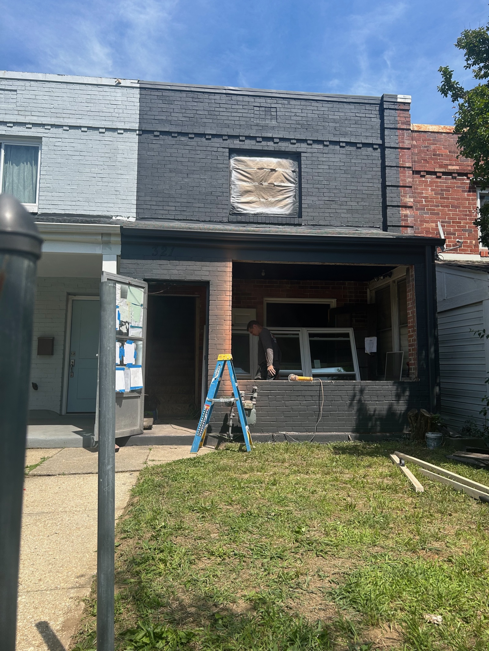 Rénovation en cours sur un de nos chantiers dans la zone DMV